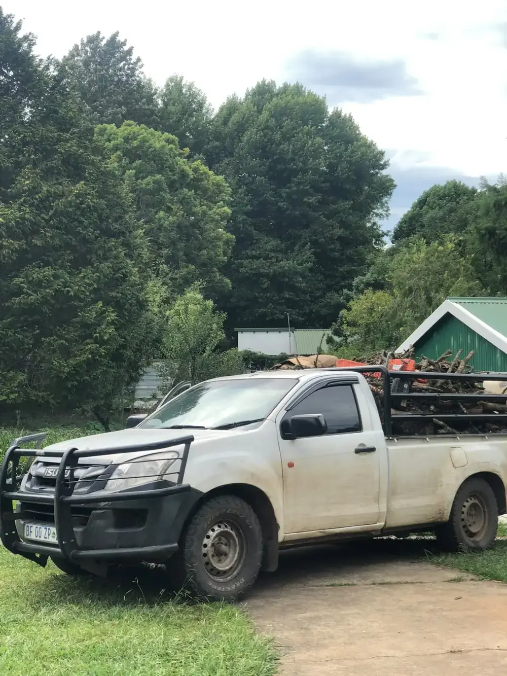 Kenzie's Removals work vehicle on site